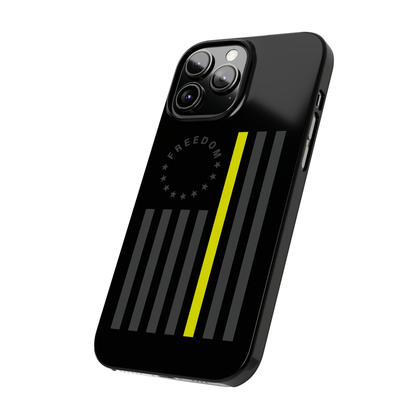 Freedom Collection - (Thin Yellow Line) - iPhone Cases