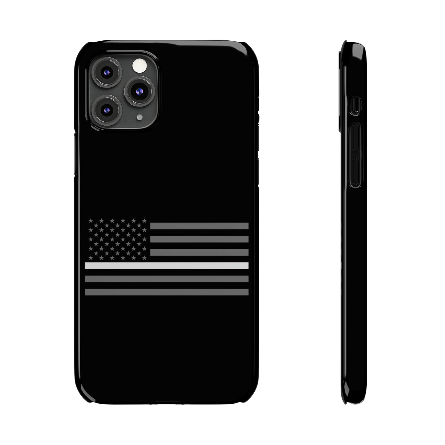 Never Forget Collection (Thin White Line) - iPhone Cases