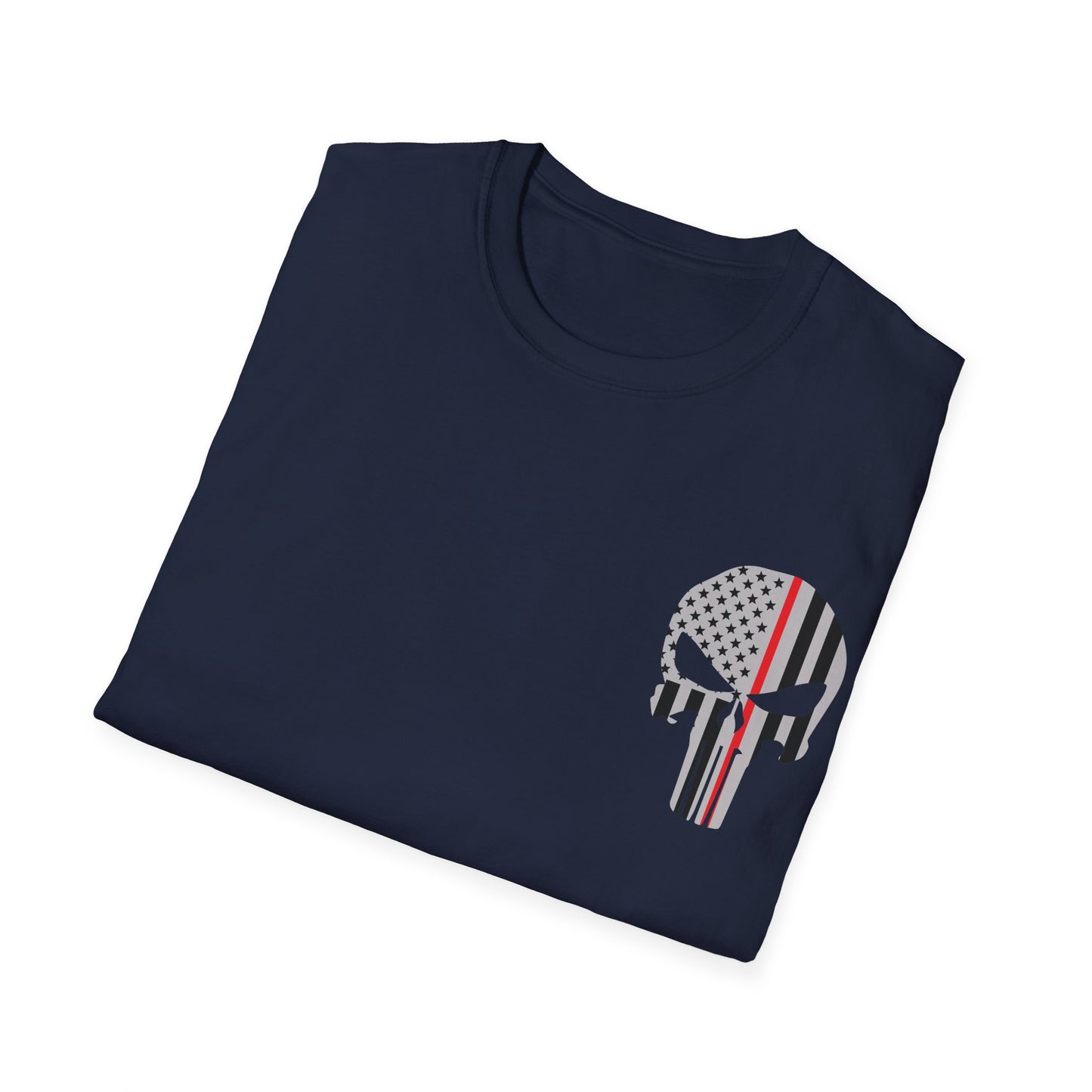 American Punisher Collection (Thin Red Line) - Unisex Softstyle T-Shirt