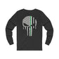 American Punisher Collection (Thin Green Line) - Unisex Jersey Long Sleeve Tee