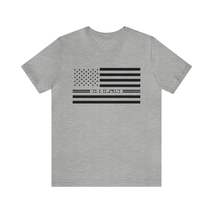 Classic Collection - Thin Silver Line (Discipline) - Unisex Jersey Short Sleeve  Tee