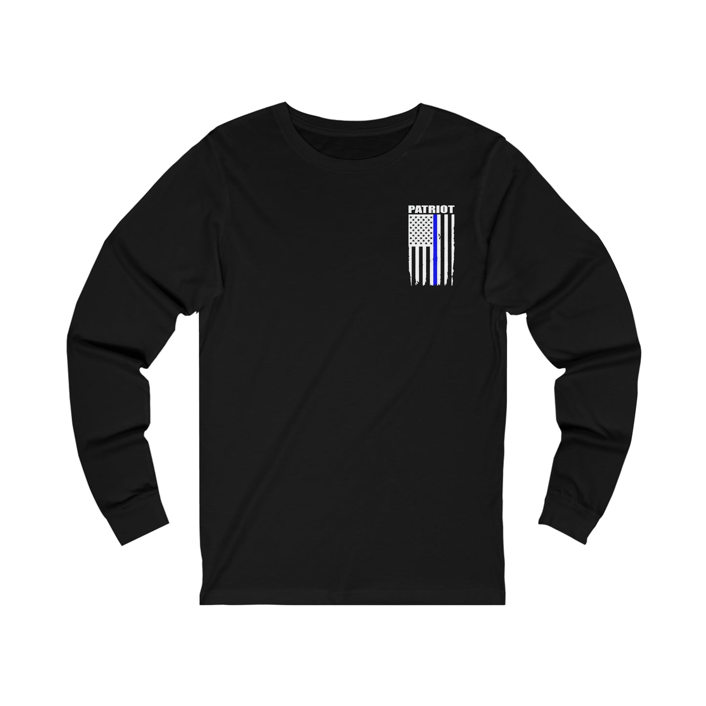 Patriot Collection (Thin Blue Line) - Unisex Jersey Long Sleeve Tee