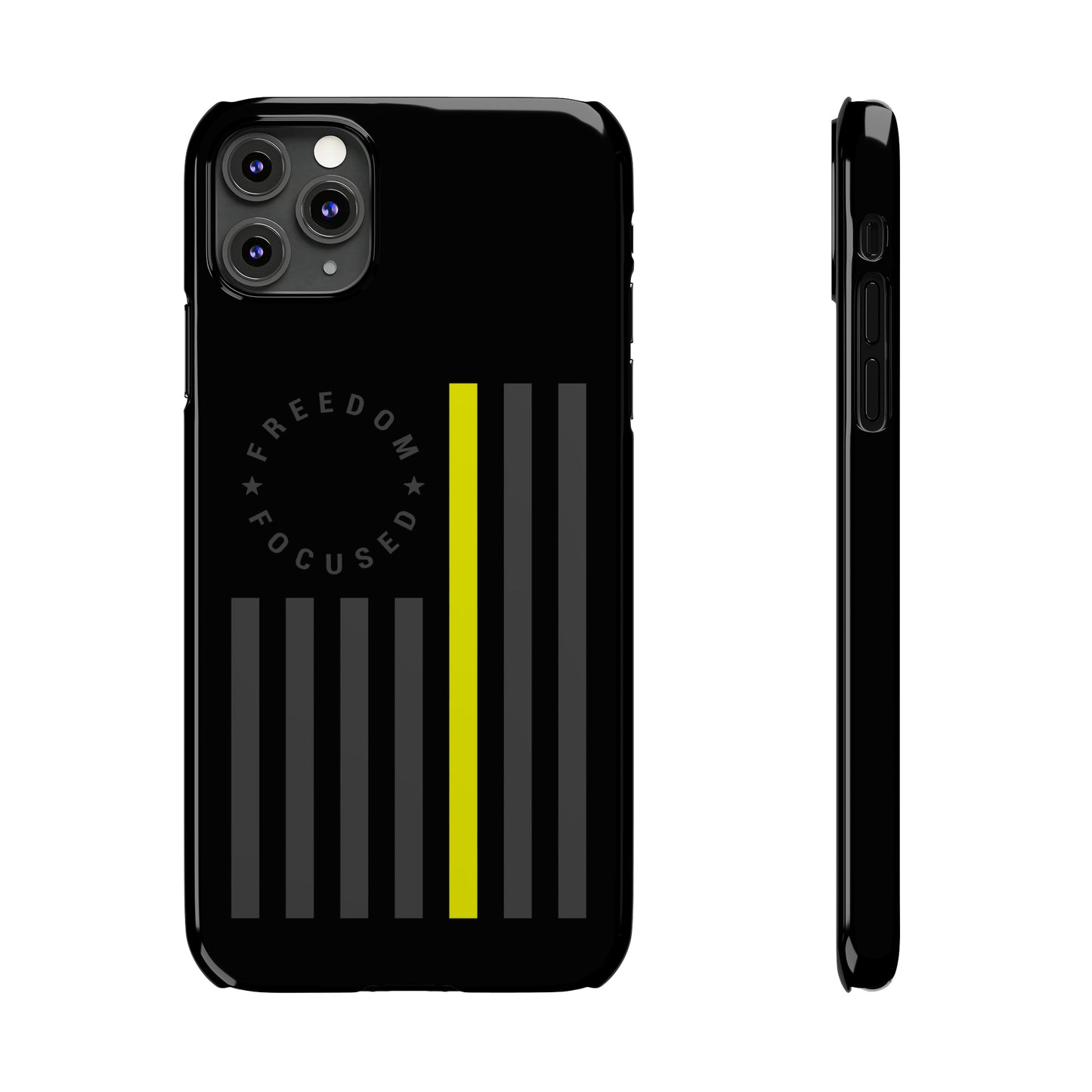 Freedom Collection (Thin Yellow Line) - iPhone Cases