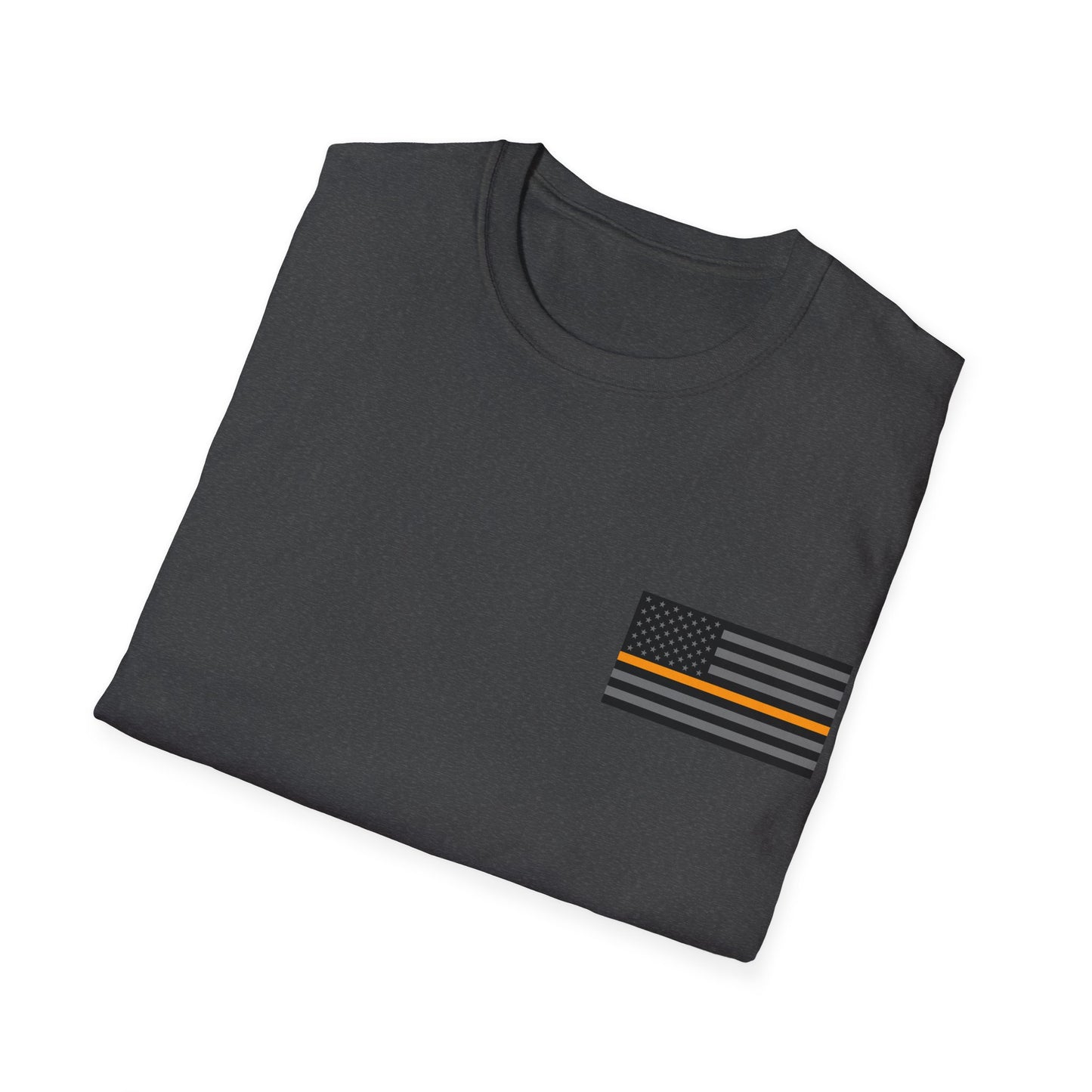 Never Forget Collection (Thin Orange Line) - Unisex Softstyle T-Shirt