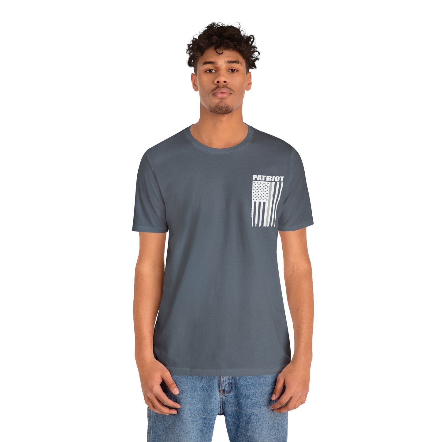 Patriot Collection (Thin Silver Line) - Unisex Fuser T-shirt