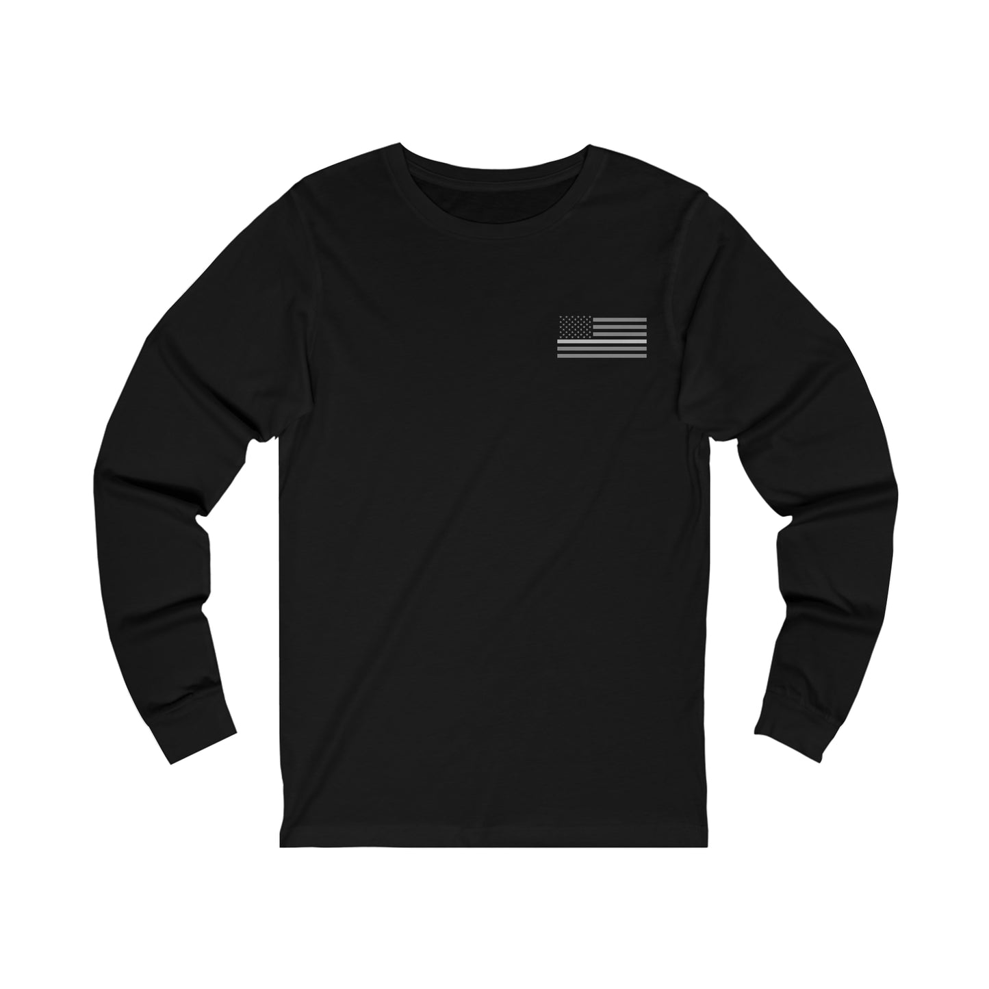 Never Forget Collection (Thin Silver Line) - Unisex Jersey Long Sleeve Tee