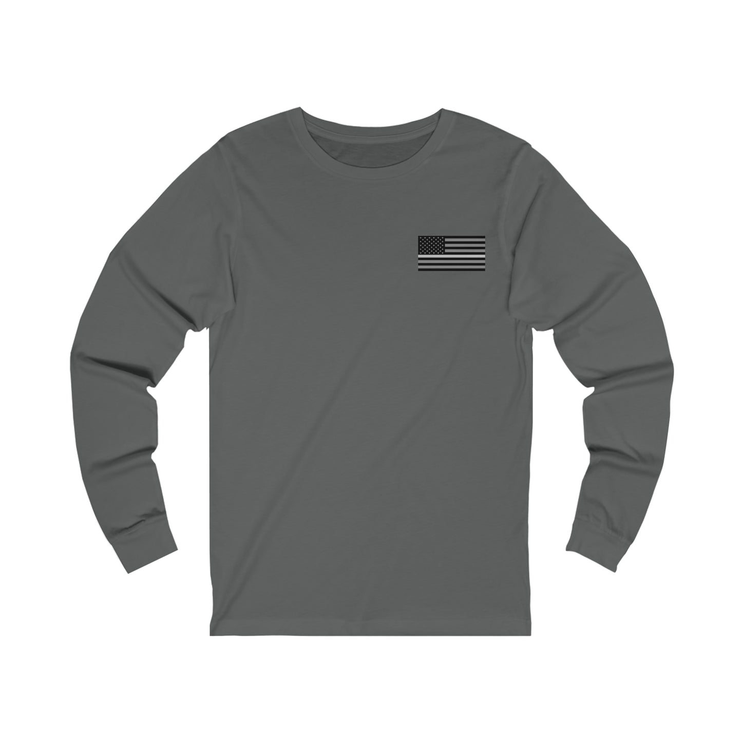 Never Forget Collection (Thin Silver Line) - Unisex Jersey Long Sleeve Tee