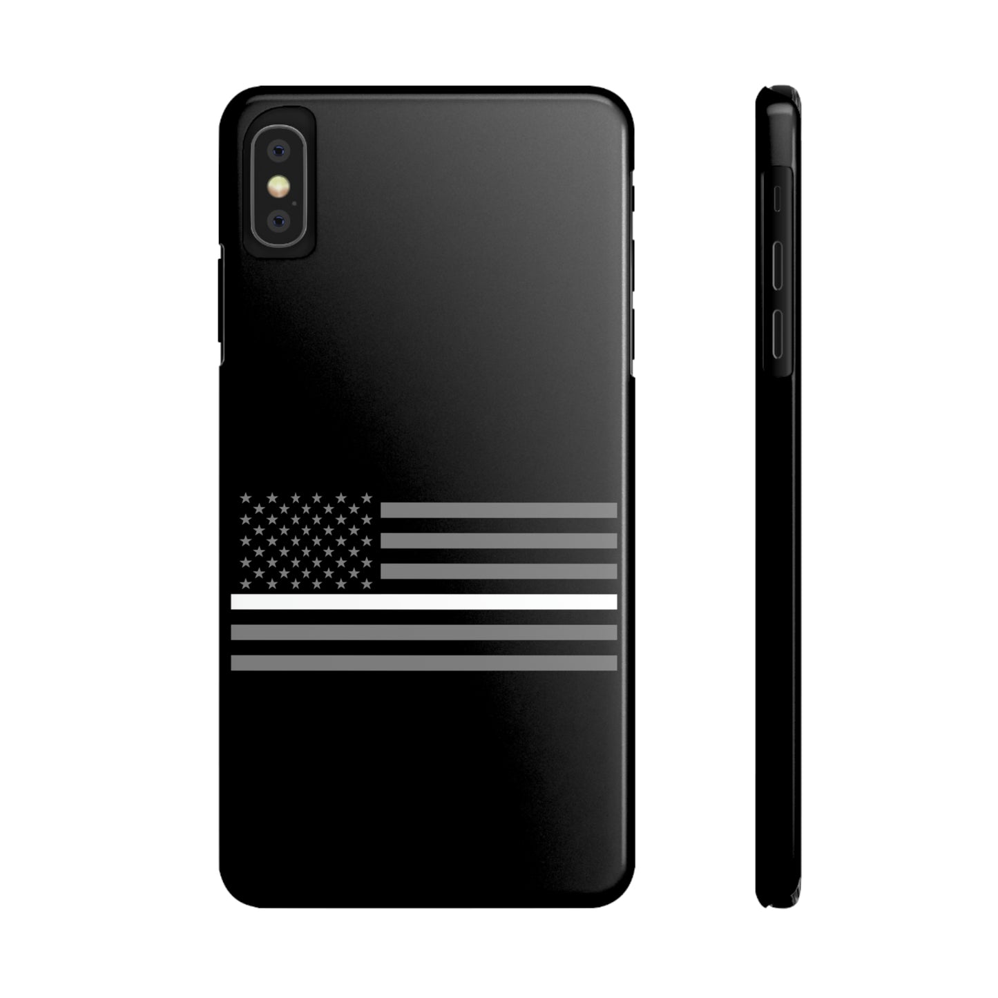 Never Forget Collection (Thin White Line) - iPhone Cases