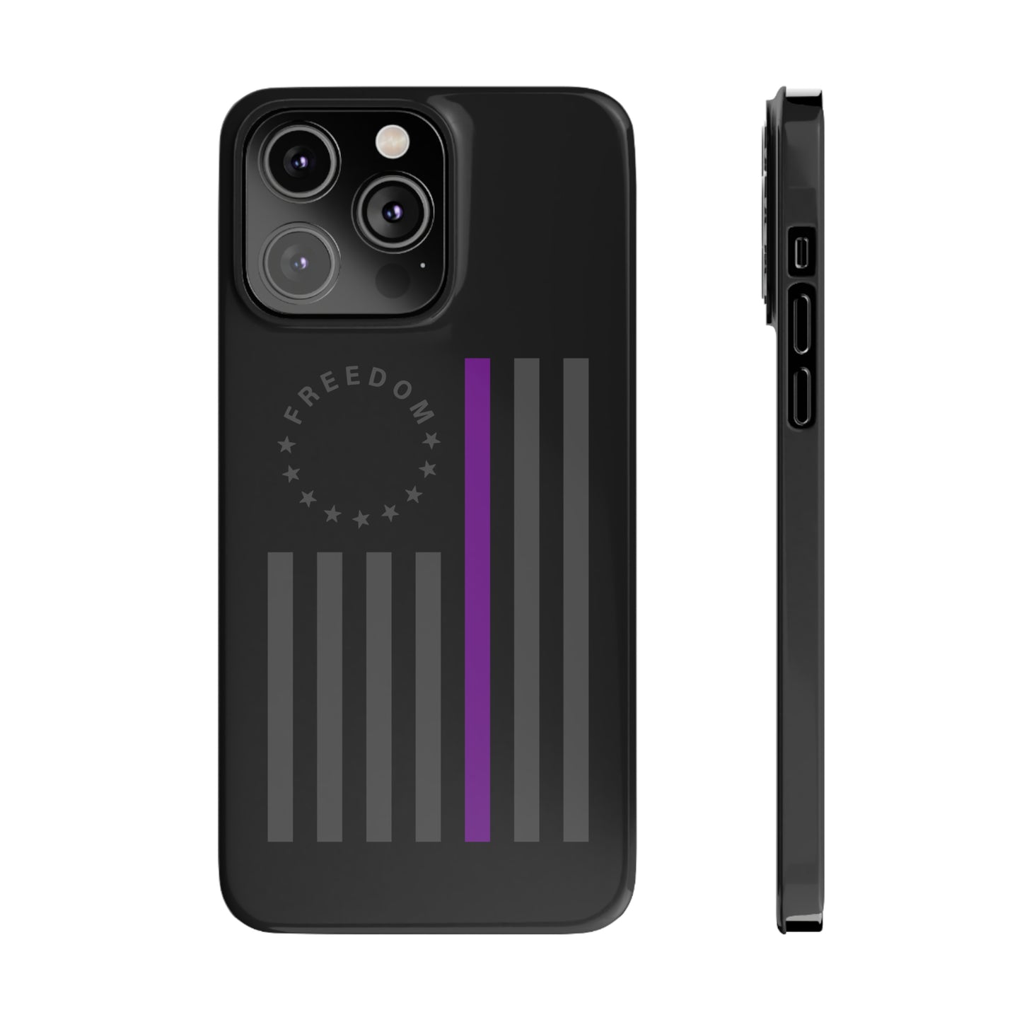 Freedom Collection - (Thin Purple Line) - iPhone Cases