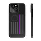 Freedom Collection - (Thin Purple Line) - iPhone Cases