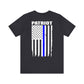 Patriot Collection (Thin Blue Line) - Unisex Fuser T-shirt