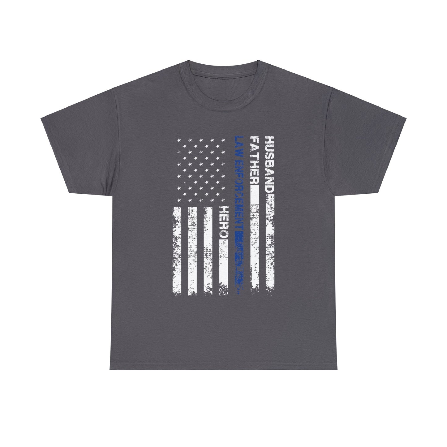 Unisex Heavy Cotton Tee - Thin Blue Line