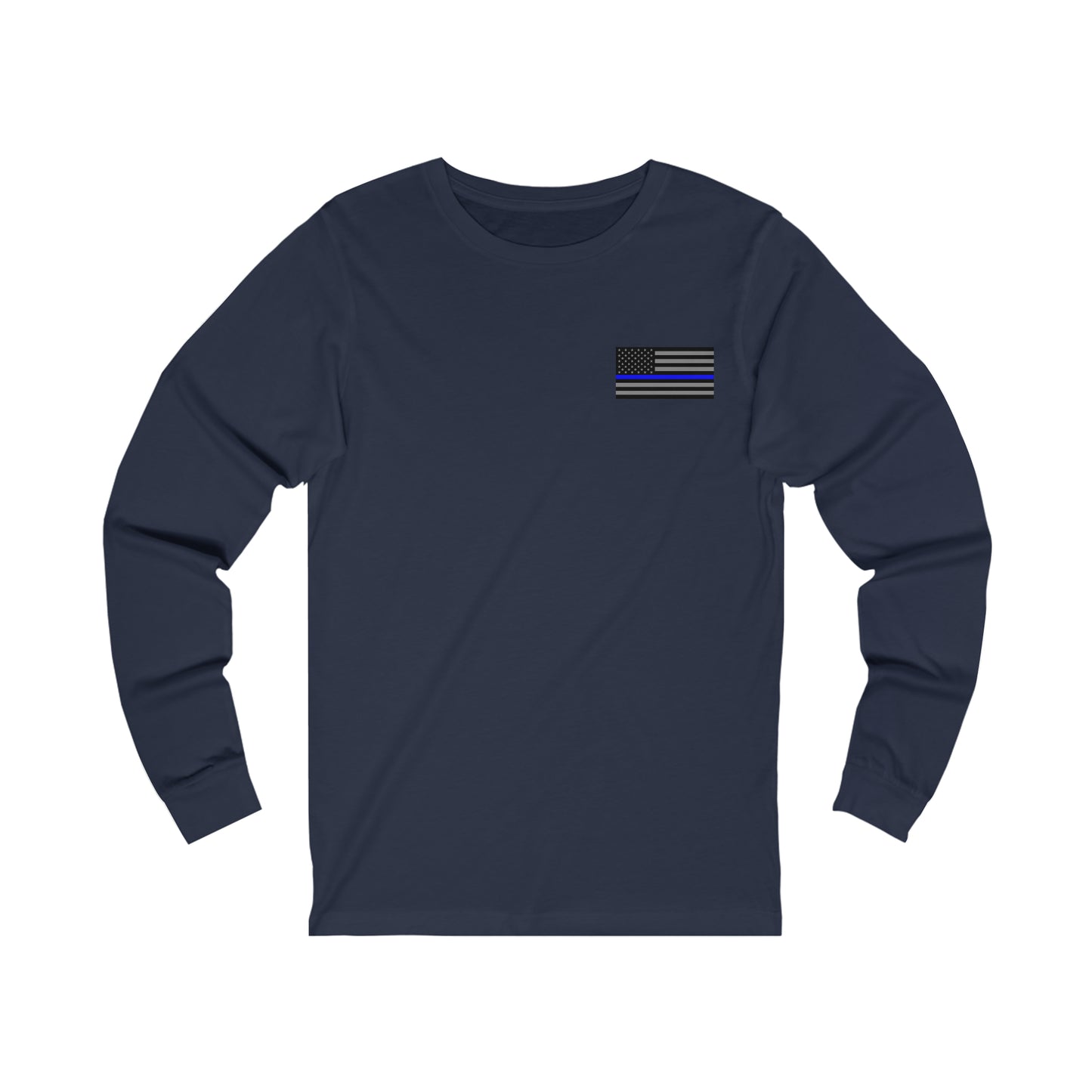 Never Forget Collection (Thin Blue Line) - Unisex Jersey Long Sleeve Tee