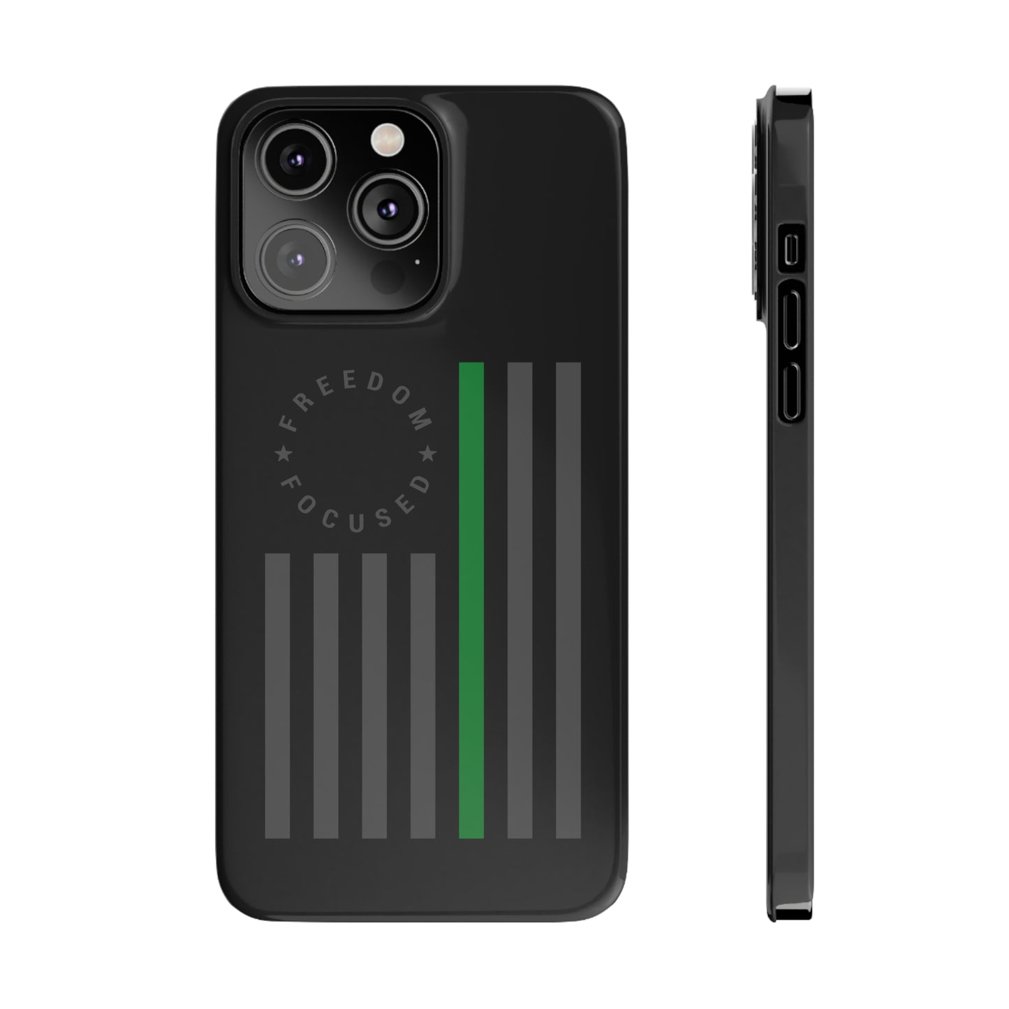 Freedom Collection (Thin Green Line) - iPhone Cases