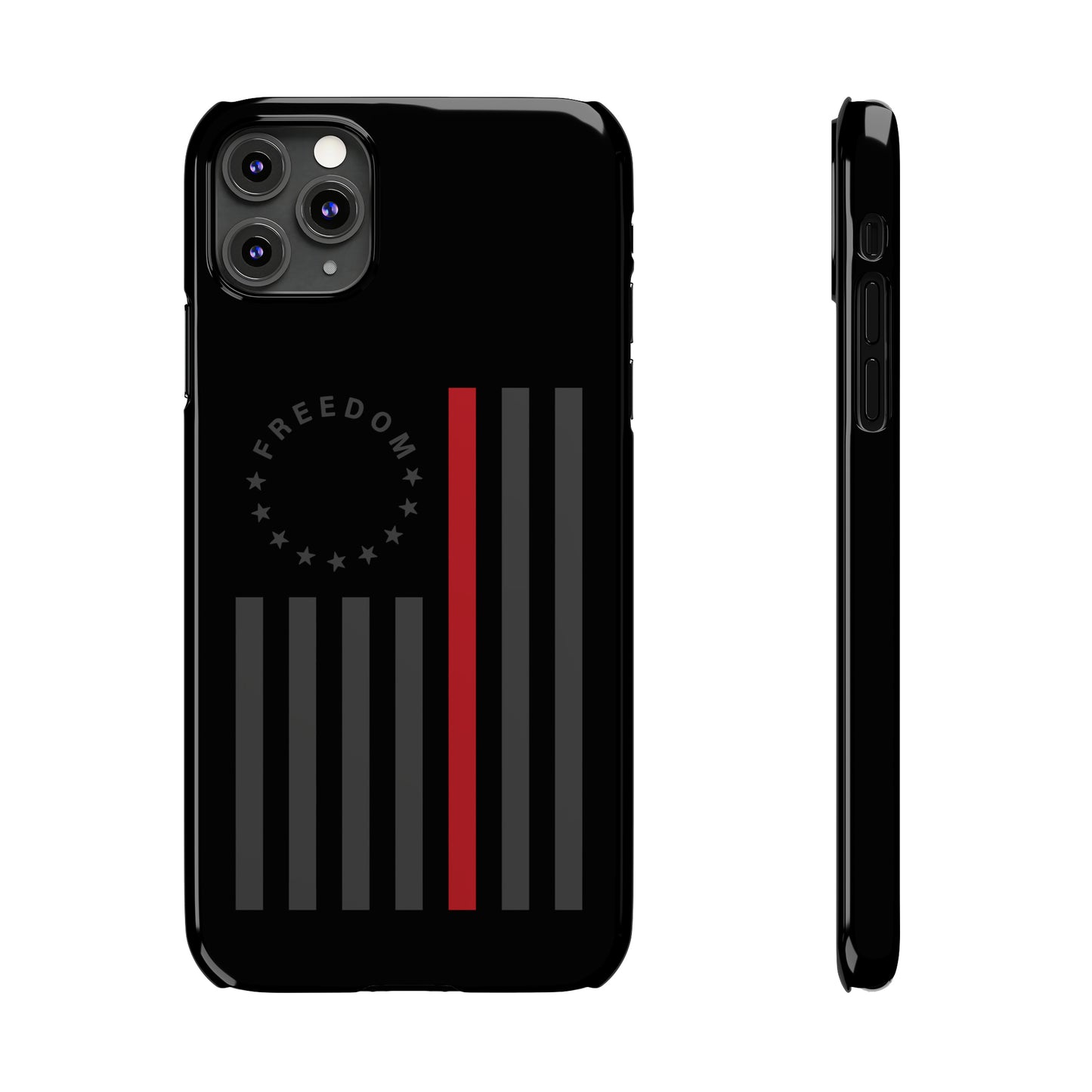 Freedom Collection - (Thin Red Line) - iPhone Cases