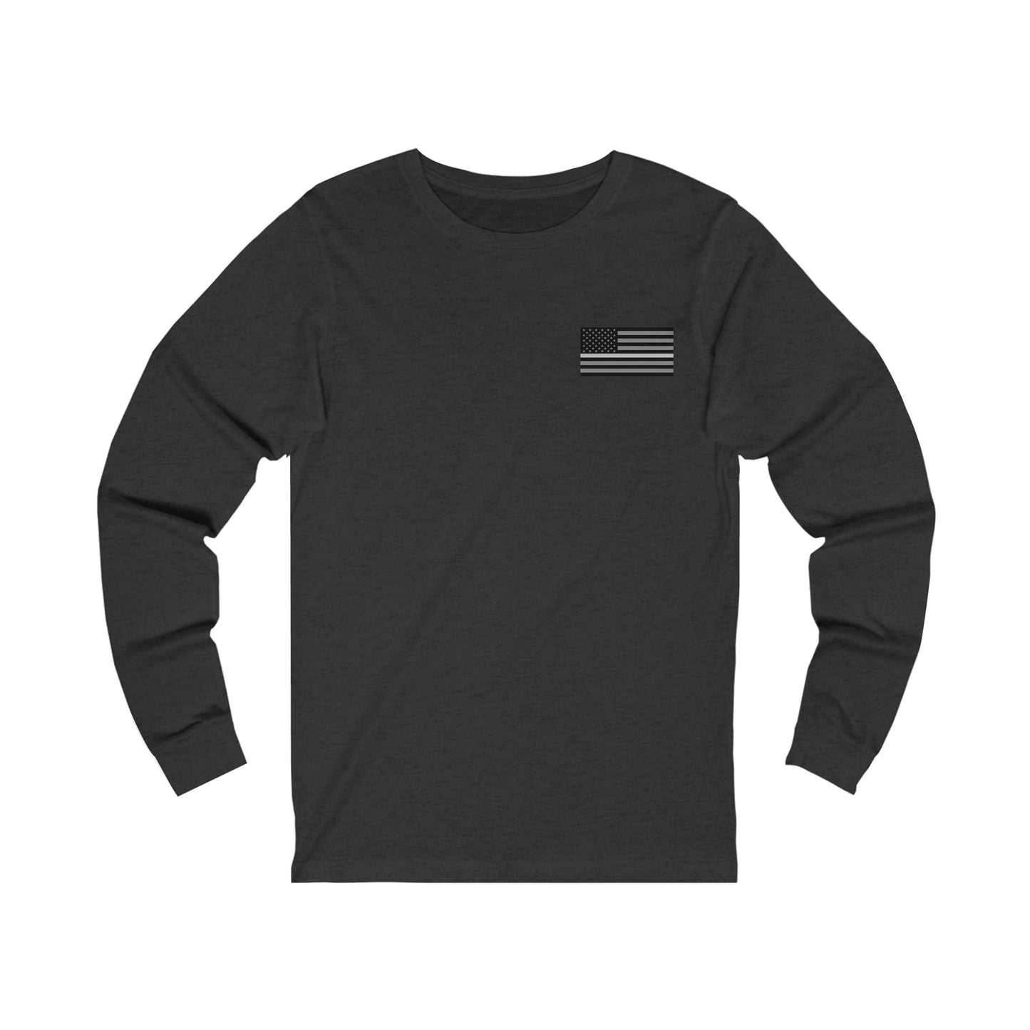 Never Forget Collection (Thin Silver Line) - Unisex Jersey Long Sleeve Tee