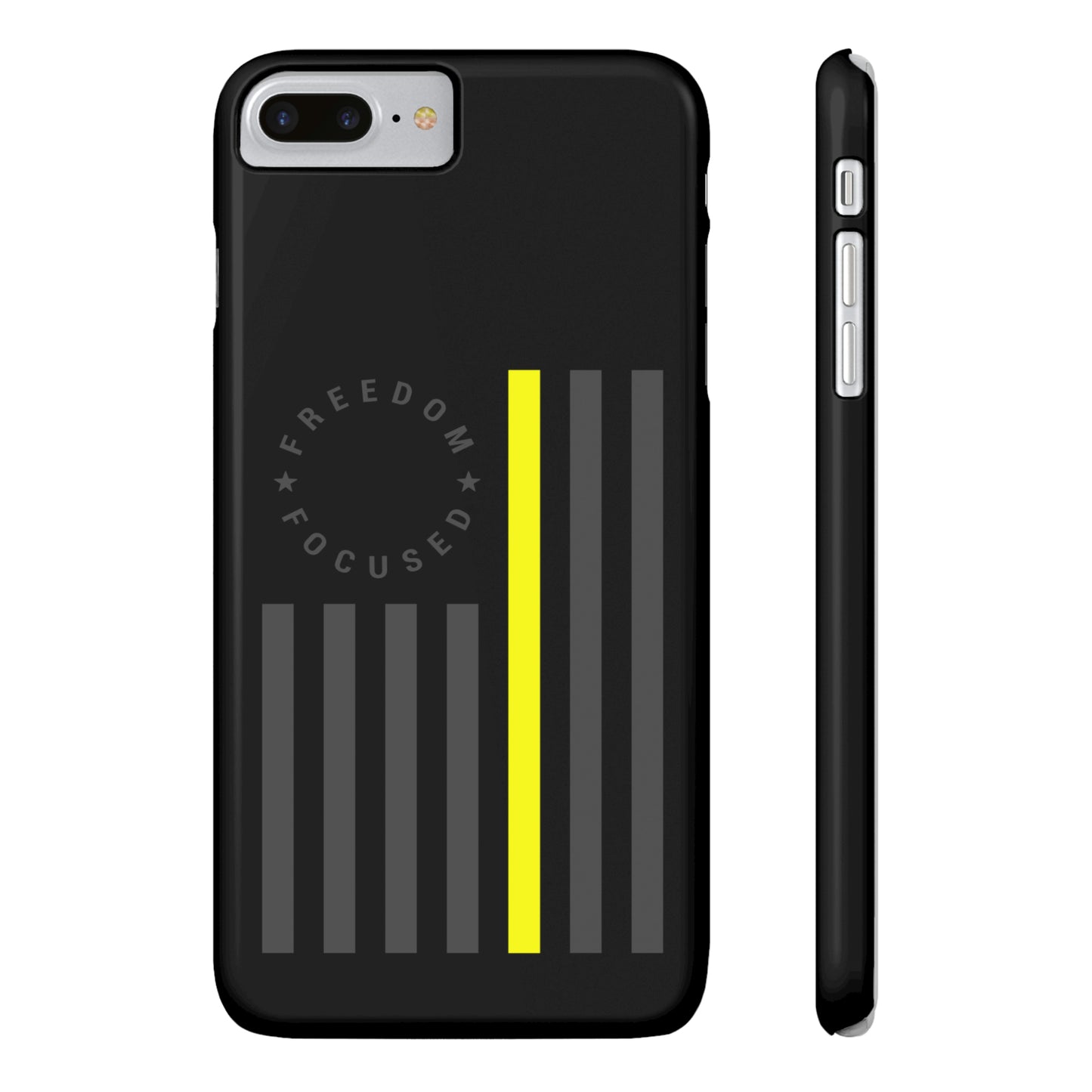 Freedom Collection (Thin Yellow Line) - iPhone Cases