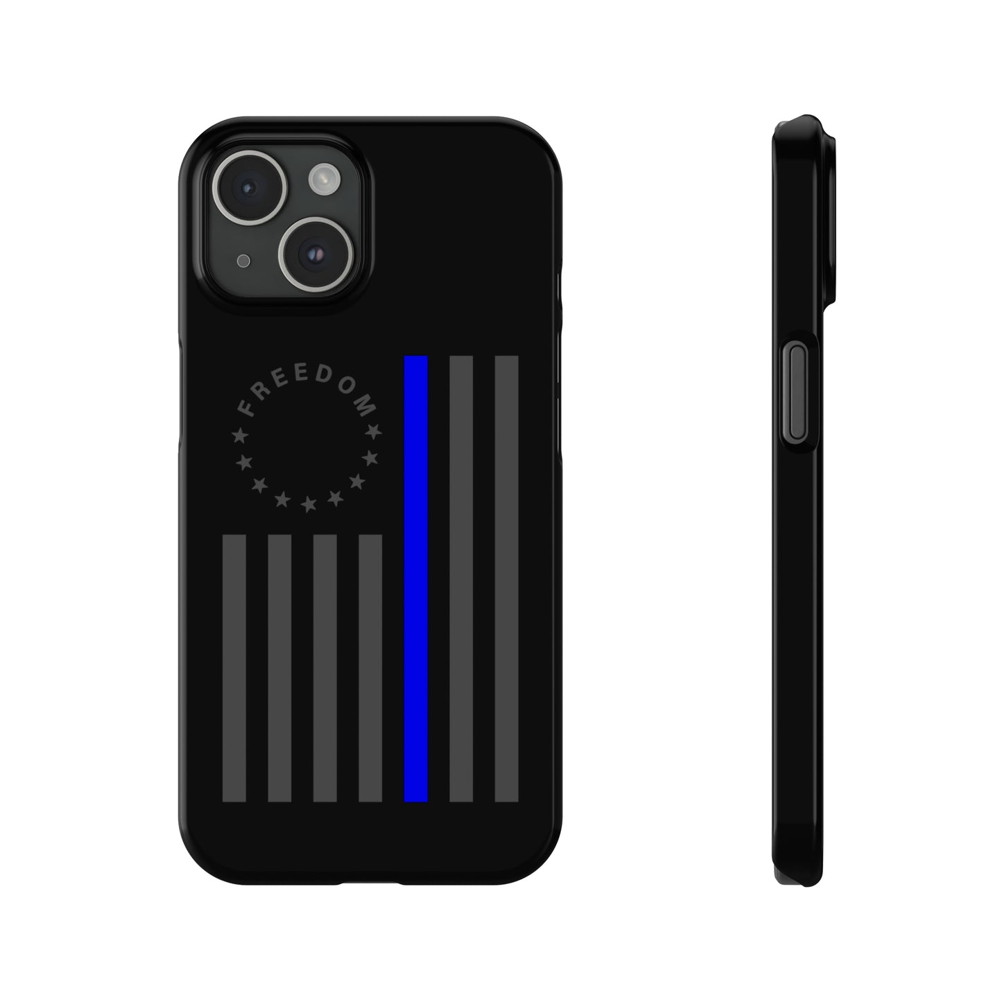 Freedom Collection - (Thin Blue Line) - iPhone Cases