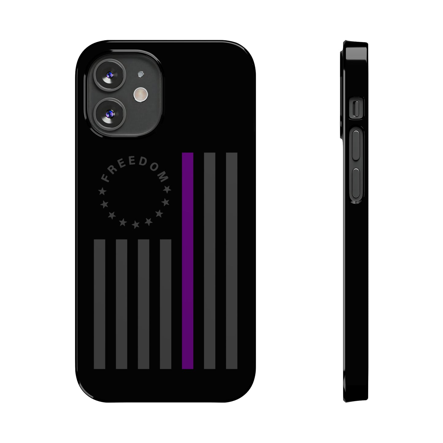 Freedom Collection - (Thin Purple Line) - iPhone Cases