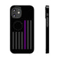 Freedom Collection - (Thin Purple Line) - iPhone Cases