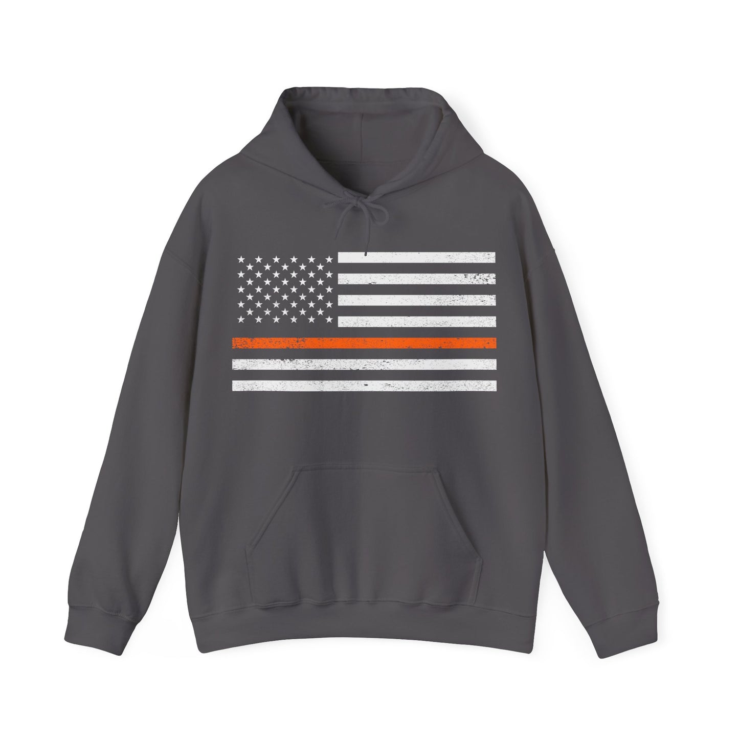 Warrior Collection (Thin Orange Line) - Unisex Heavy Blend™ Hooded Sweatshirt