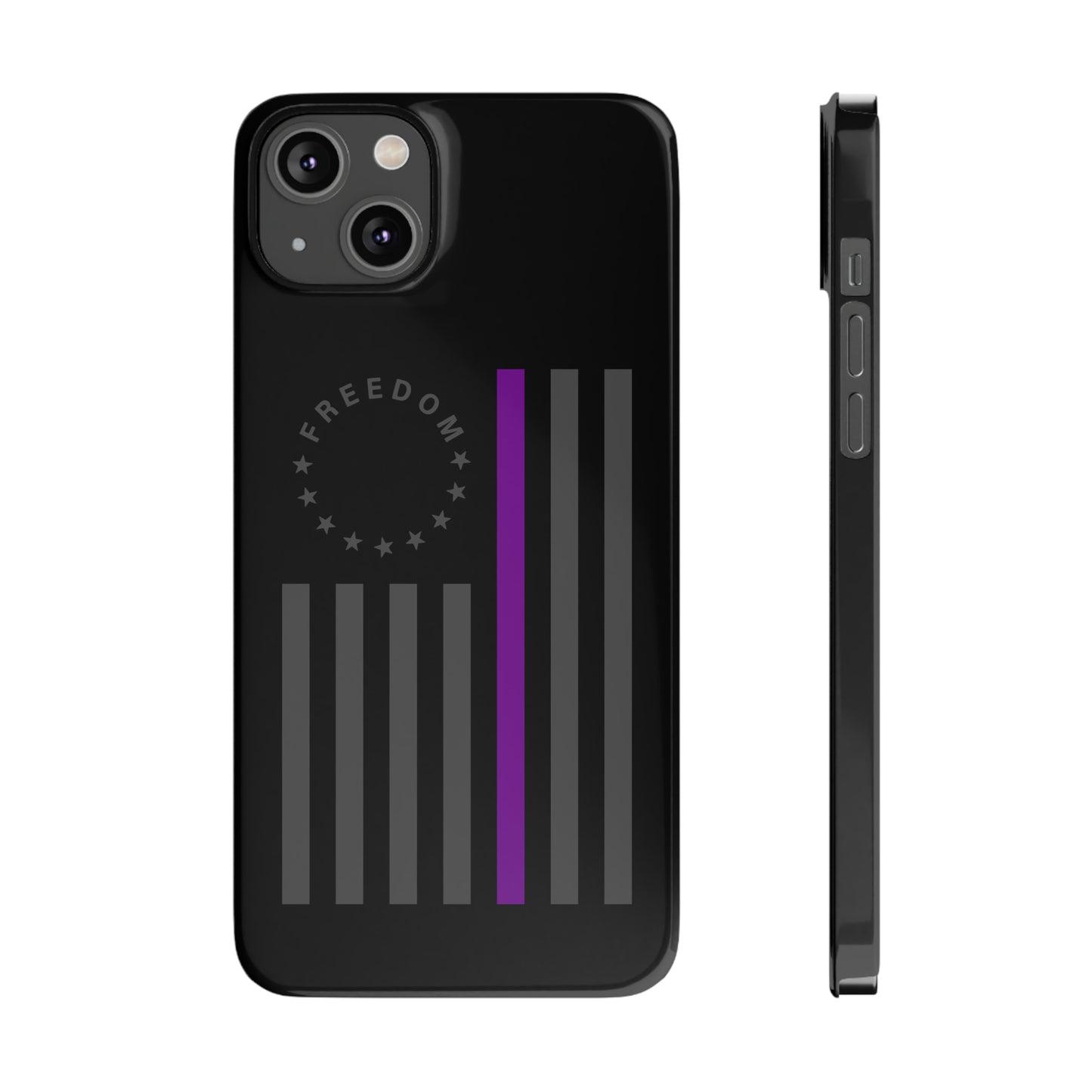 Freedom Collection - (Thin Purple Line) - iPhone Cases